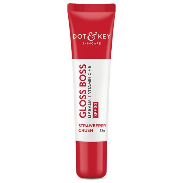 Dot & Key Gloss Boss Strawberry Red Lip Balm - Distacart