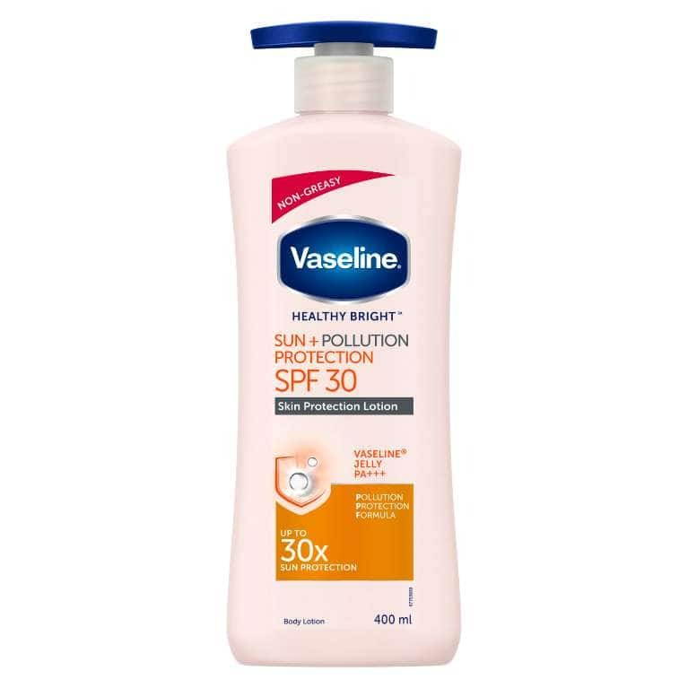 Vaseline Healthy White Sun + Pollution Protection SPF 30 Body Lotion - Distacart