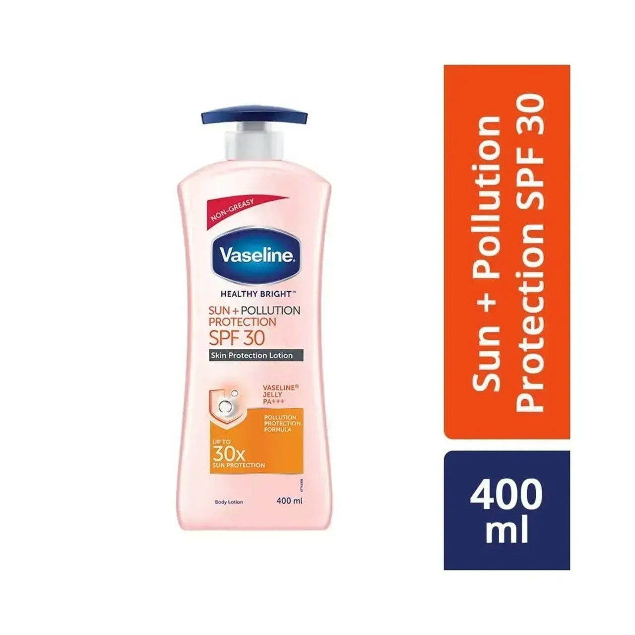 Vaseline Healthy White Sun + Pollution Protection SPF 30 Body Lotion - Distacart