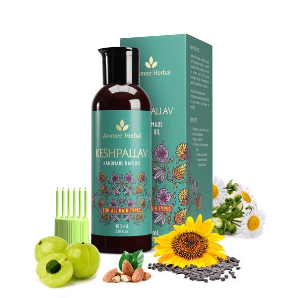 Avimee Herbal Keshpallav Hair Oil - Distacart