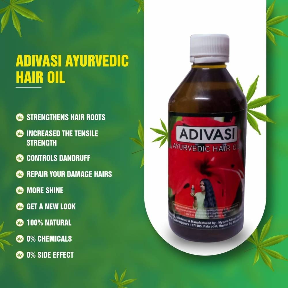 Neelambari Ayurvedic Hair Care Adivasi Herbal Hair Oil - Distacart