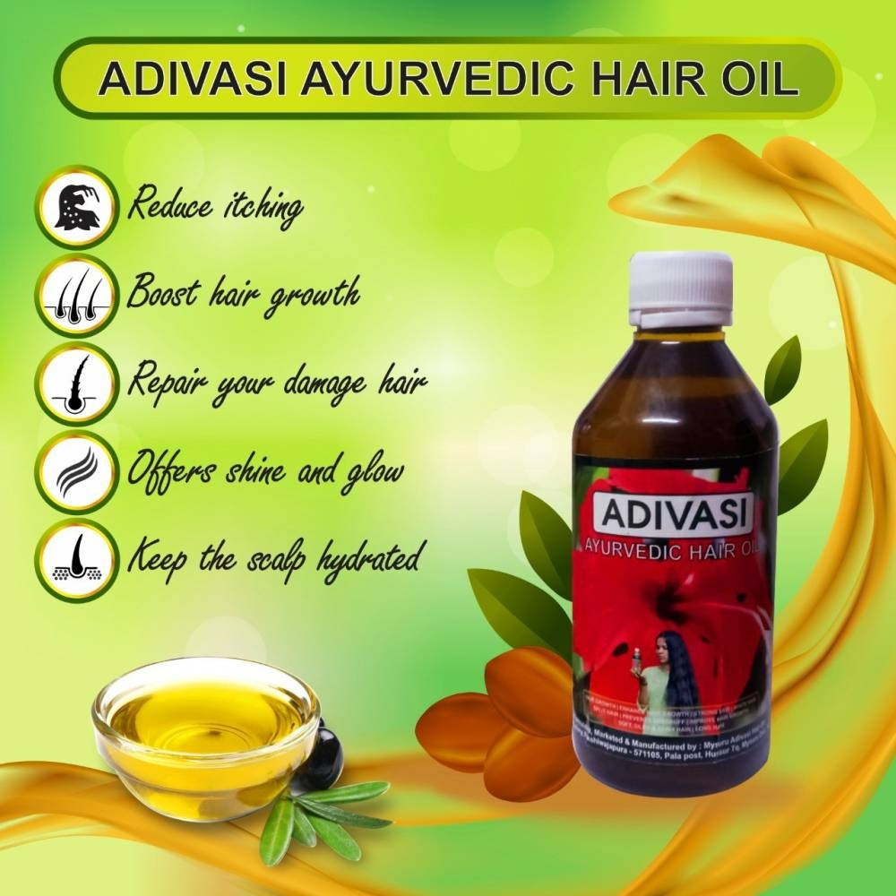 Neelambari Ayurvedic Hair Care Adivasi Herbal Hair Oil - Distacart