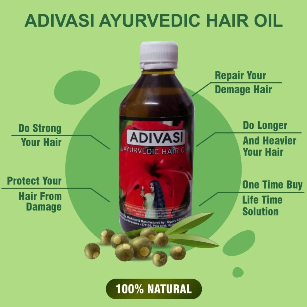 Neelambari Ayurvedic Hair Care Adivasi Herbal Hair Oil - Distacart