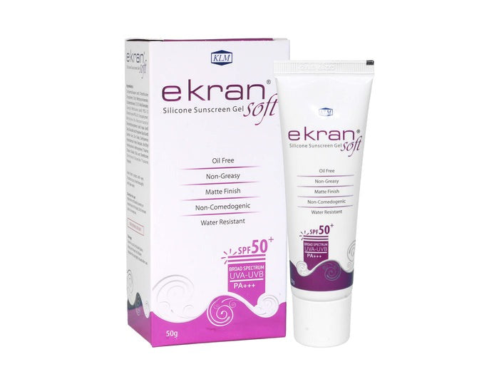 KLM Ekran Soft Silicone Sunscreen Gel SPF 50+ - Distacart