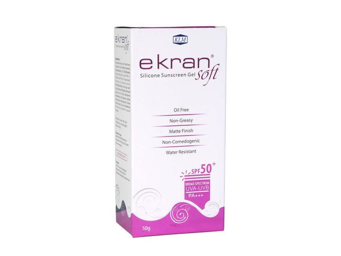 KLM Ekran Soft Silicone Sunscreen Gel SPF 50+ - Distacart