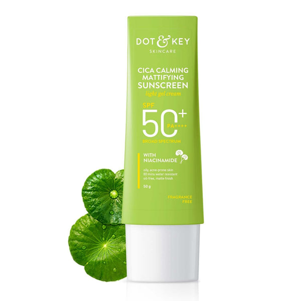 Dot & Key Cica + Niacinamide Face Sunscreen SPF 50 PA+++ - Distacart