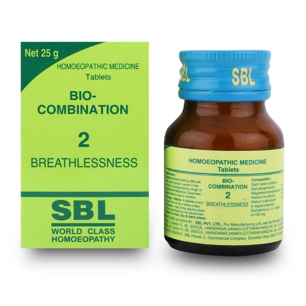 SBL Homeopathy Bio-Combination 2 Tablet - Distacart