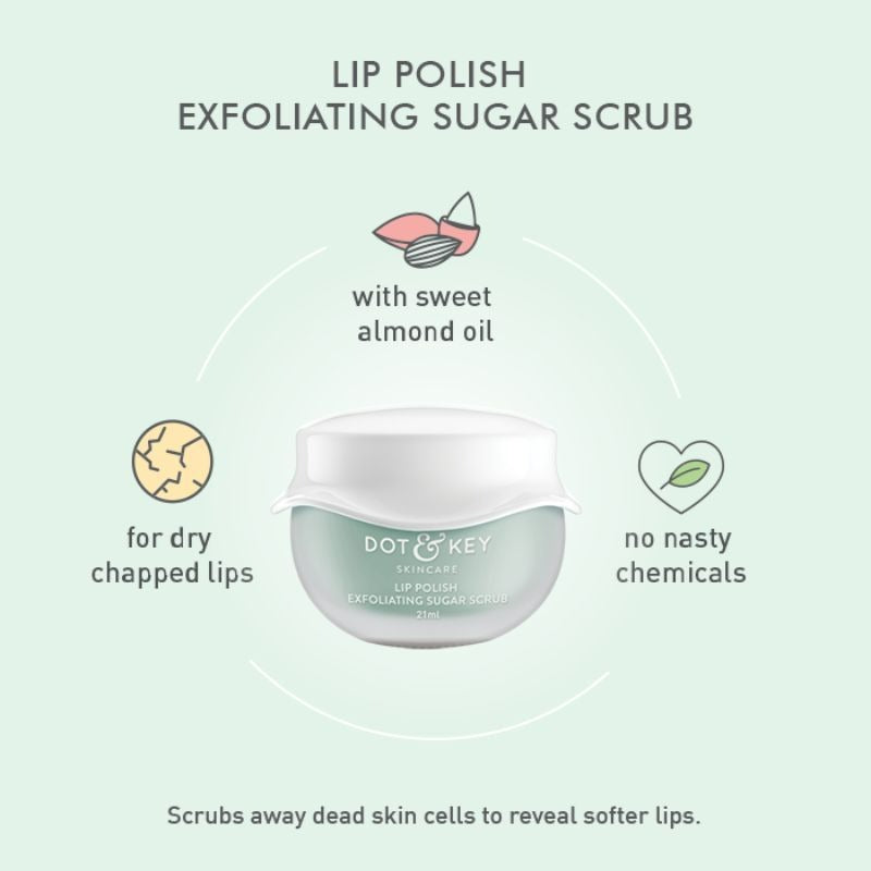 Dot & Key Lip Polish Exfoliating Sugar Scrub - Distacart