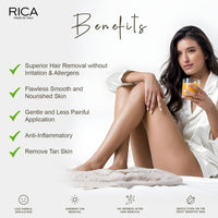 Thumbnail for Rica Brazilian Wax with Avocado Butter, Natural & Stripless Wax - Distacart