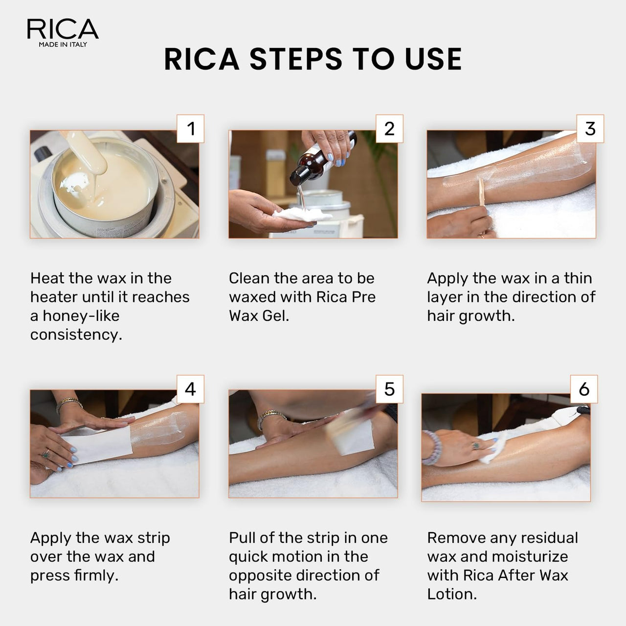 Rica Coconut Liposoluble Hair Removal Wax for Very Dry Skin - Distacart