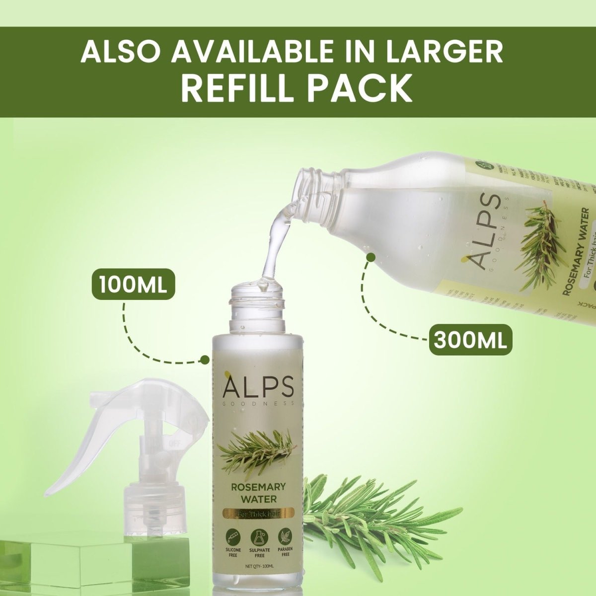 Alps Goodness Rosemary Water for Hair Regrowth - Distacart