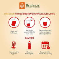 Thumbnail for Krishna's Herbal & Ayurveda Papaya Leaf Juice