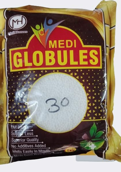 Medi Homeopathy Globules/ Blank Pellets (Size 30)