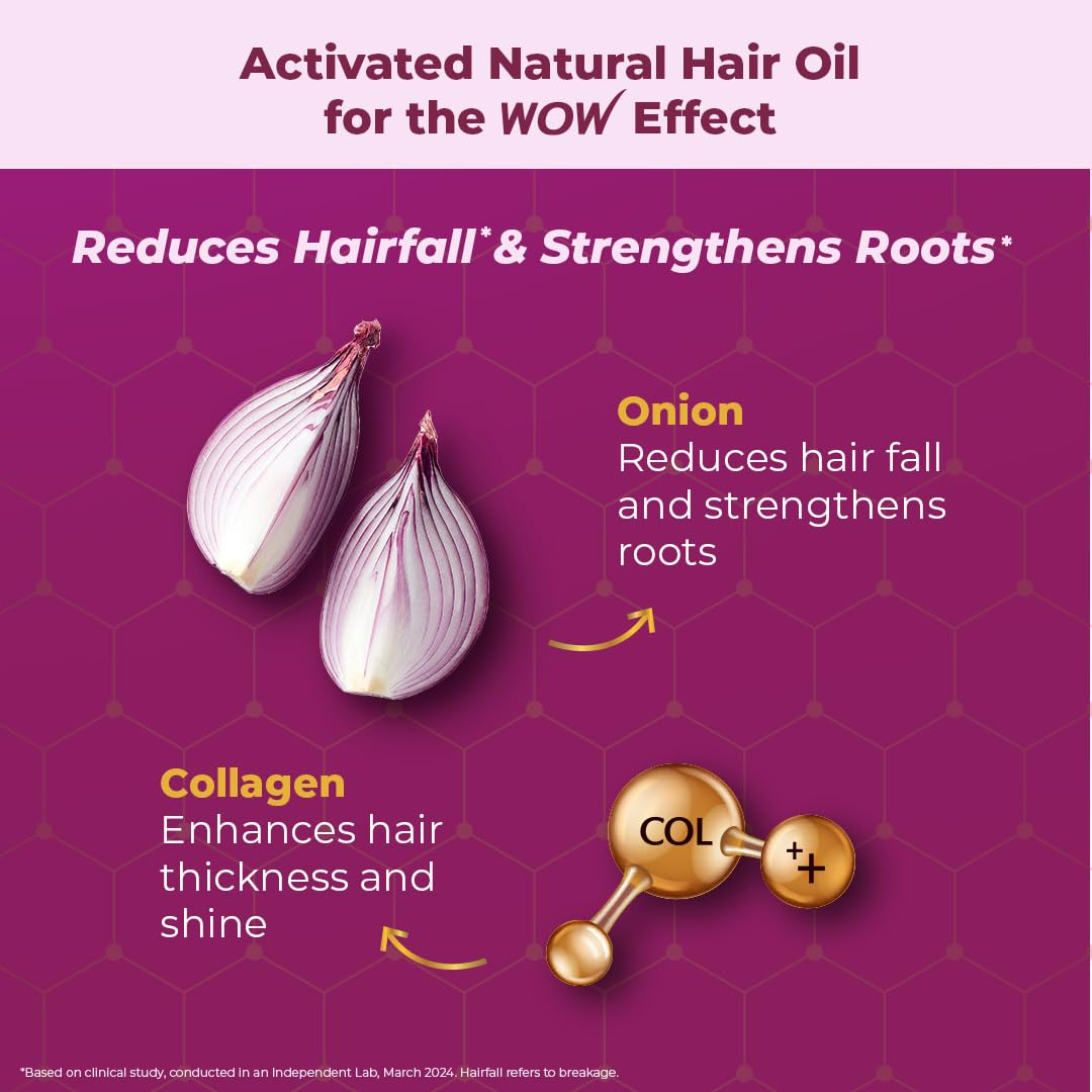 Wow Skin Science Onion & Collagen Anti-Hairfall Hair Oil