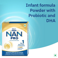 Thumbnail for Nestle Nan Pro 1 Infant Formula Powder Upto 6 months Stage 1