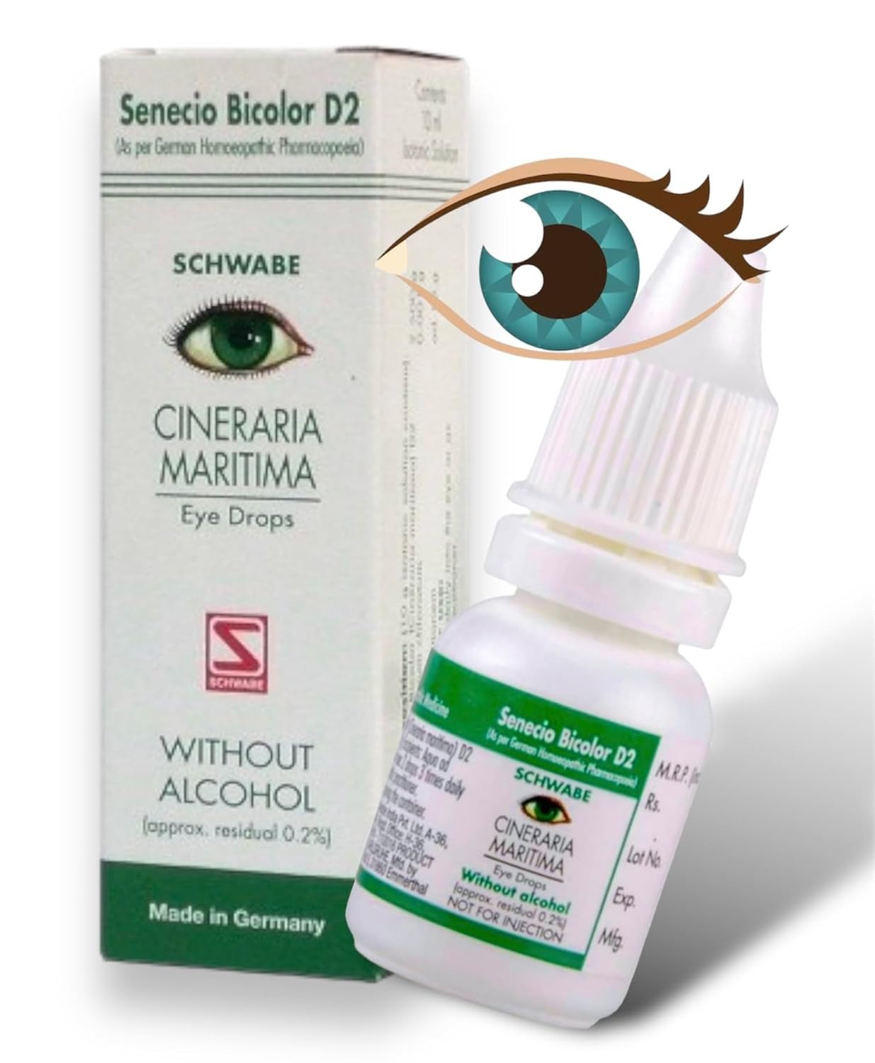 Dr. Willmar Schwabe Germany Cineraria Maritima Eye Drop