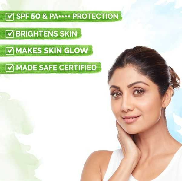 Mamaearth Vitamin C Daily Glow Sunscreen SPF 50 PA+++ for Sun Protection & Glow