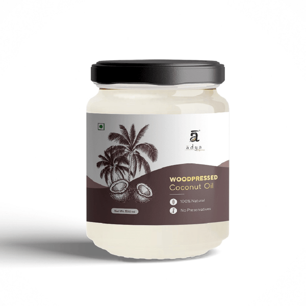 Adya Organics Extra Virgin Cold Pressed Coconut Oil