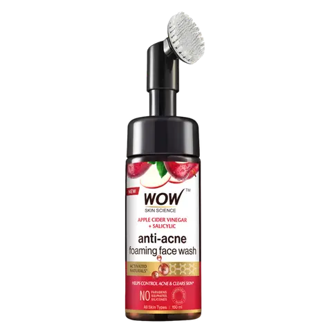 Wow Skin Science Apple Cider Vinegar Foaming Face Wash