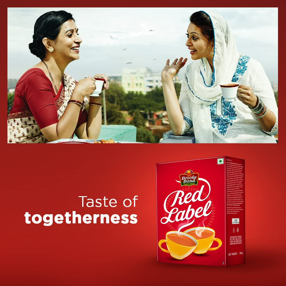 Brooke Bond Red Label Tea | Premium Powdered Strong Black Chai from the Best Choosen Leaves