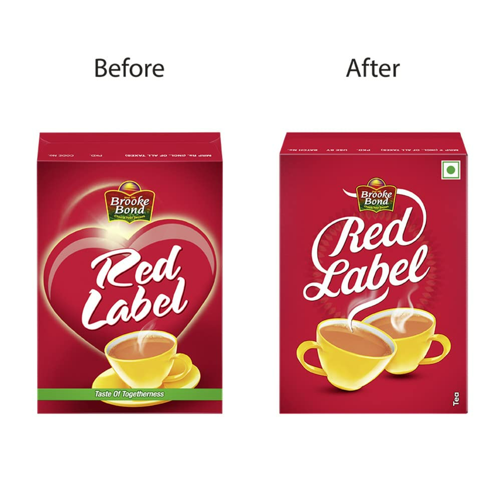 Brooke Bond Red Label Tea | Premium Powdered Strong Black Chai from the Best Choosen Leaves