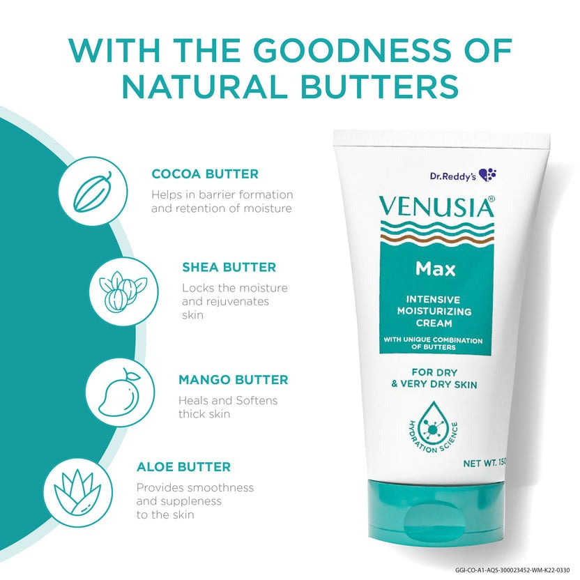 Dr. Reddy's Venusia Max Intensive Moisturizing Cream - Distacart