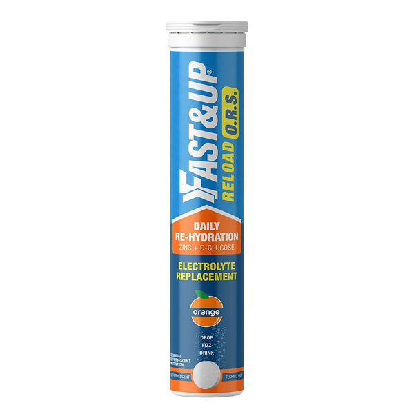 Fast&Up Reload O.R.S Effervescent Electrolyte Tablets - Orange - Distacart