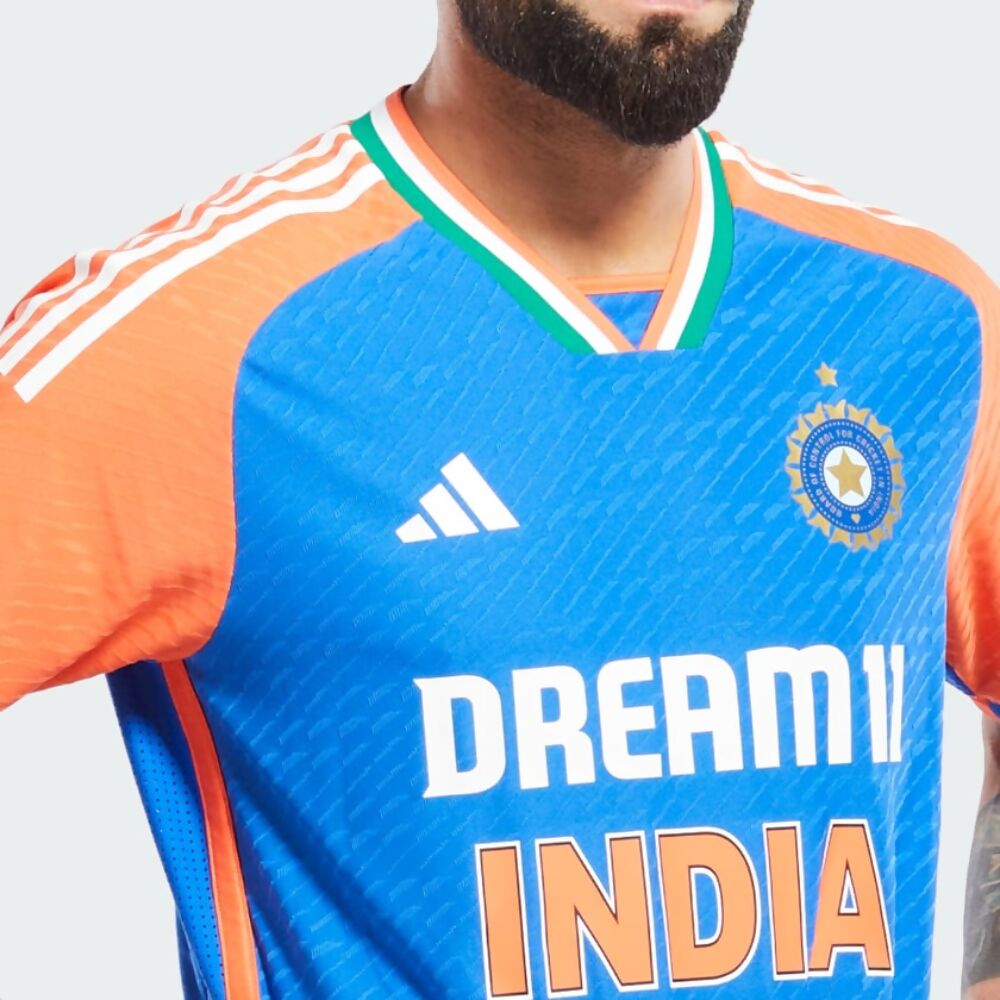 Adidas Fw24 India Cricket T20 International Jersey T-shirt - Distacart