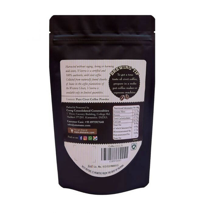 Ainmane Viverra Wild Civet Coffee - Distacart