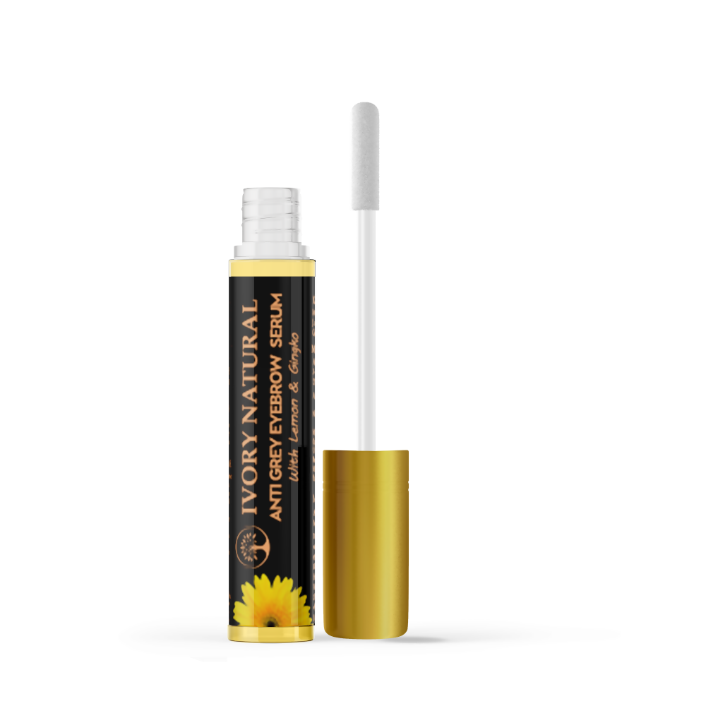 Ivory Natural Grey Eyebrow Serum - Rejuvenates, Nourishes, And Restores Natural Color Of Eyebrows - Distacart