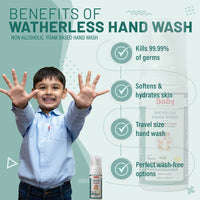 Thumbnail for Babyorgano Non Alcoholic Foam Based Waterless Hand Wash for Kids