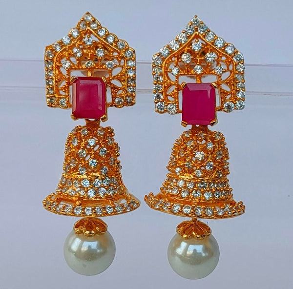 Ad Ruby Bell Type Jhumkas