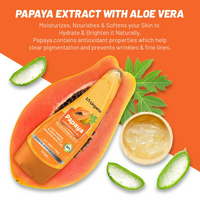 Thumbnail for LA Organo Papaya Hydrating Face Gel with Alovera,Vit-E & Vitamin C Serum Combo