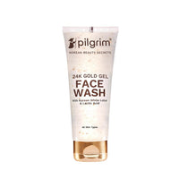 Thumbnail for Pilgrim 24k Gold Gel Facewash with Korean White Lotus For Glowing Skin, Reduce Dark Spot And Improves Skin Texture - Distacart
