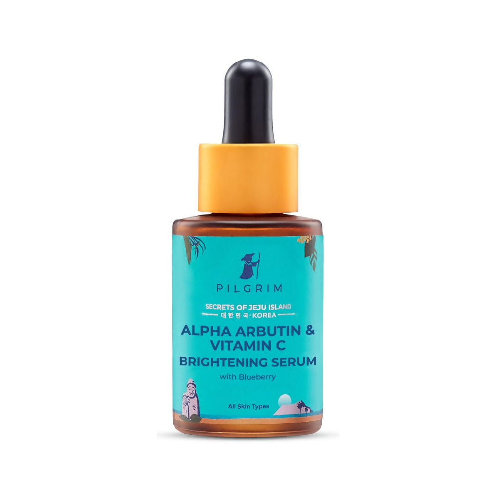 Pilgrim 2% Alpha Arbutin & 3% Vitamin C Brightening Face Serum For Glowing Skin - Korean Skin Care - Distacart