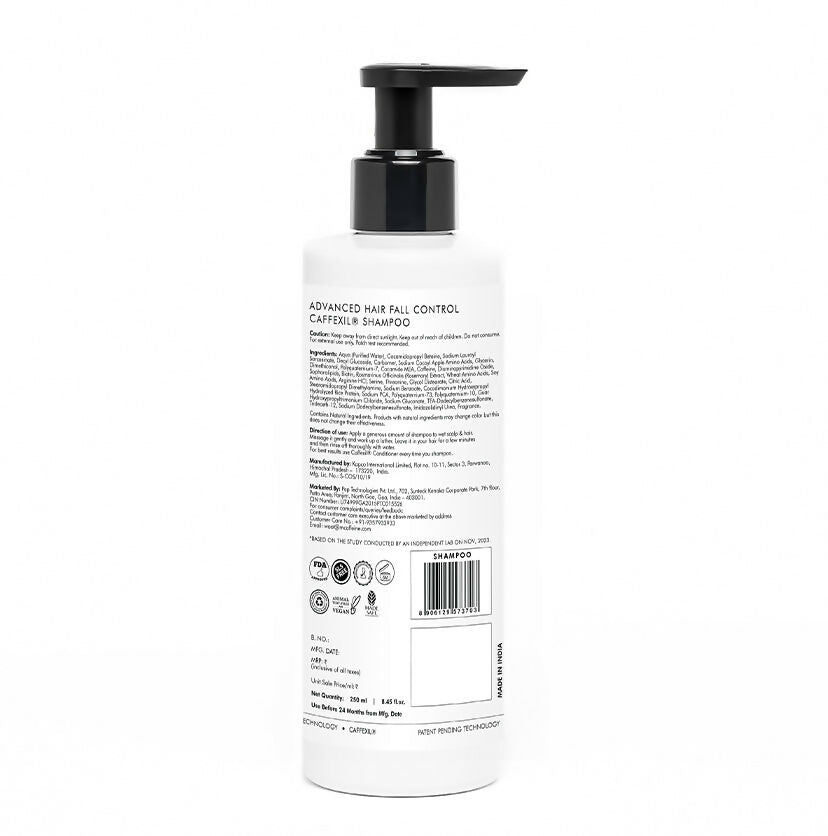 mCaffeine Advanced Hair Fall Control Caffexil Shampoo with Rosemary
