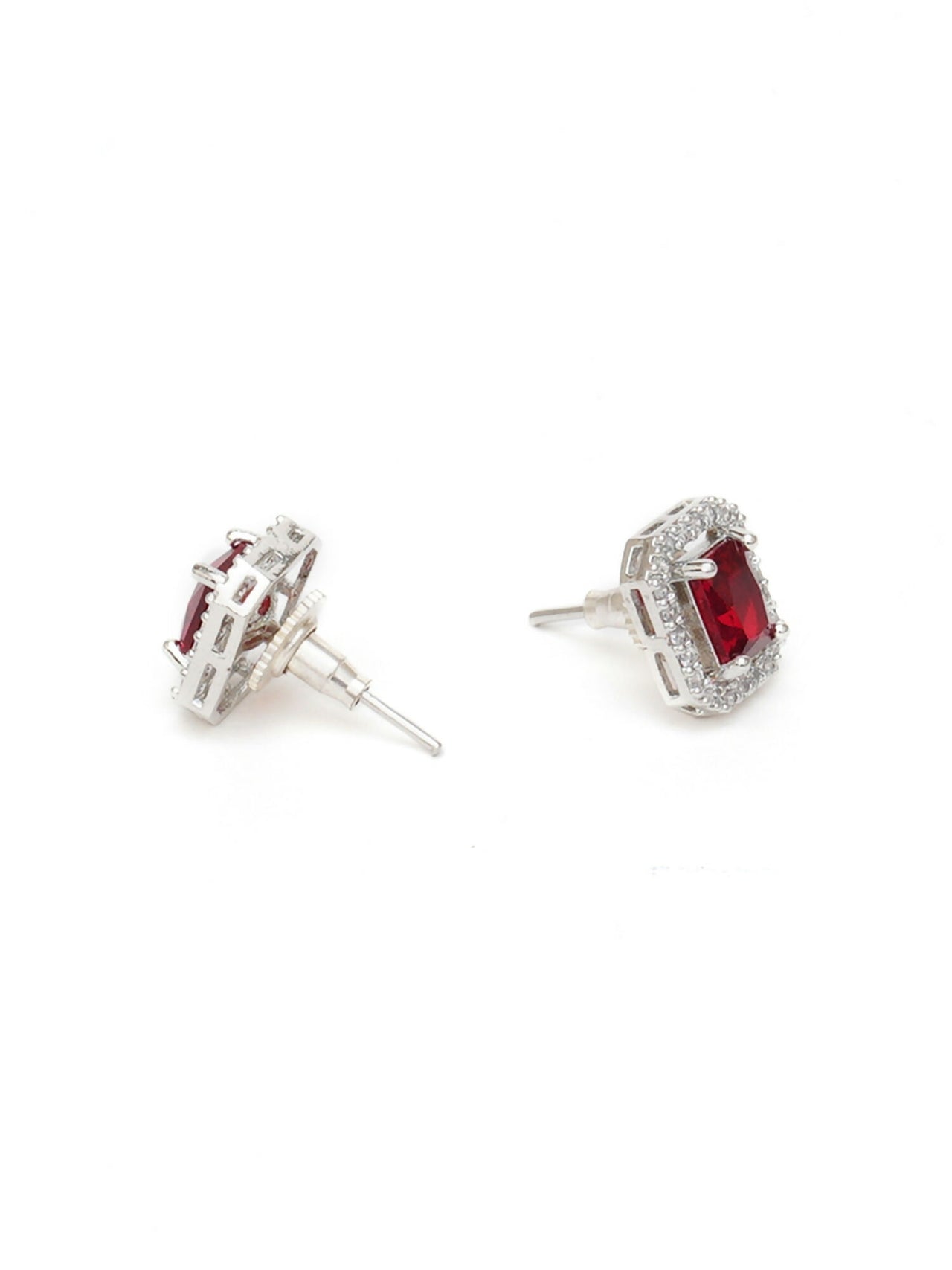 stone stud (Red) - Ruby Raang - Distacart