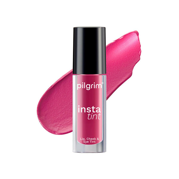 Pilgrim 3 In 1 Lip, Cheek And Eye Tint With Goodness Of Spanish - Pink Filter - 01 - Distacart
