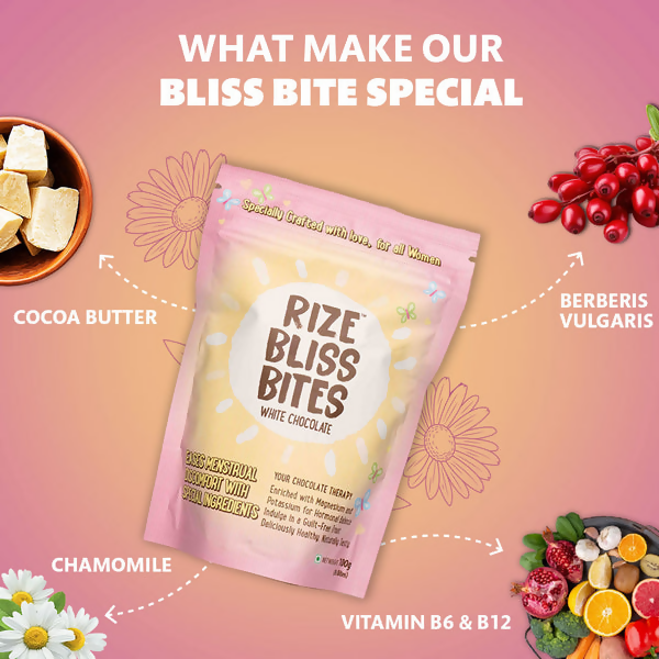 Rize Energy Bar Bliss Bites - White Chocolate