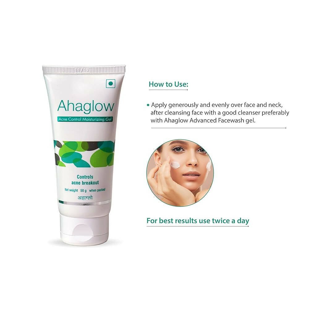 Ahaglow Acne Control Moisturizing Gel - Distacart