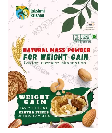 Lakshmi Krishna Naturals Natural Mass Powder For Weight Gain