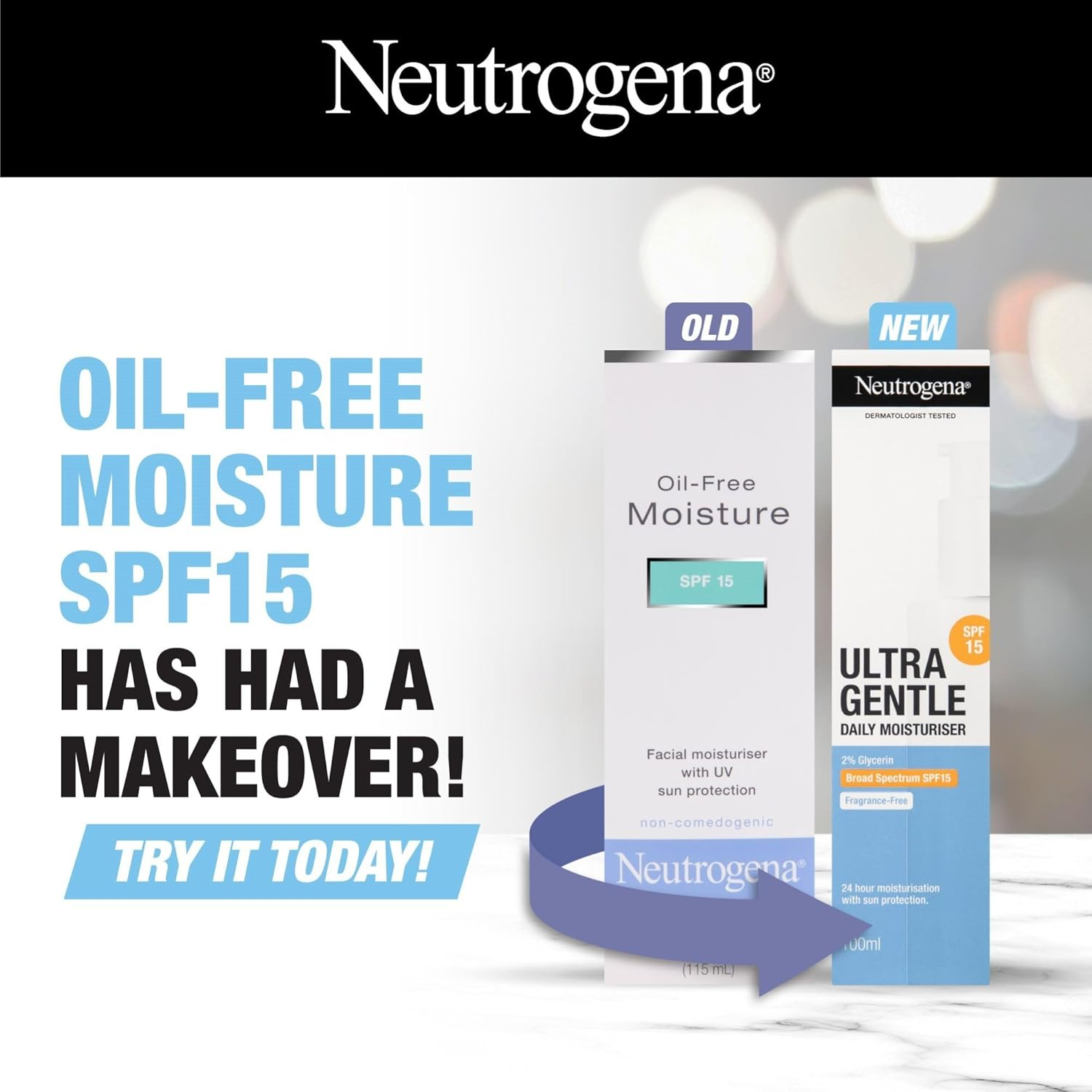 Neutrogena Oil-Free Moisture SPF 15