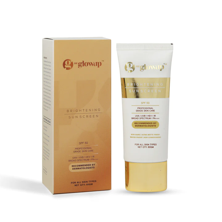 Hk Brightening Sunscreen Cream SPF 50 - Distacart