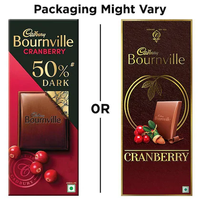 Thumbnail for Cadbury Bournville Dark Chocolate Bar with Cranberry, 80g (Pack of 5)