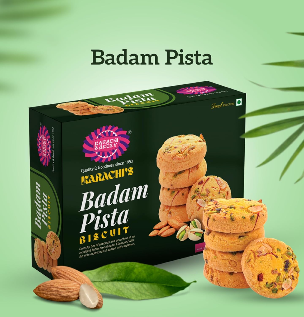 Karachi Badam Pista Biscuits