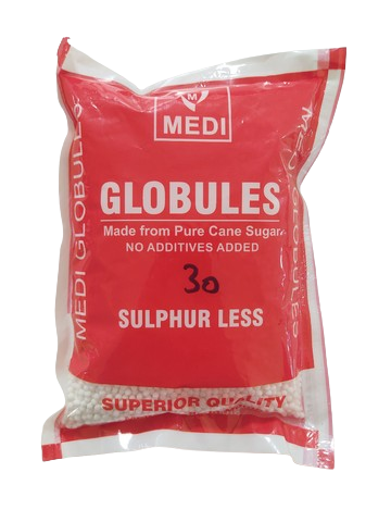 Medi Homeopathy Globules/ Blank Pellets (Size 30)