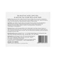 Thumbnail for mCaffeine 2% Salicylic Acid Serum Clear Skin Acne Pads - Acne & Oil Control with Matcha Tea