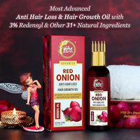 Thumbnail for The Indie Earth Advanced 3% Redensyl Red Onion Anti Hair Loss & Hair Growth Oil