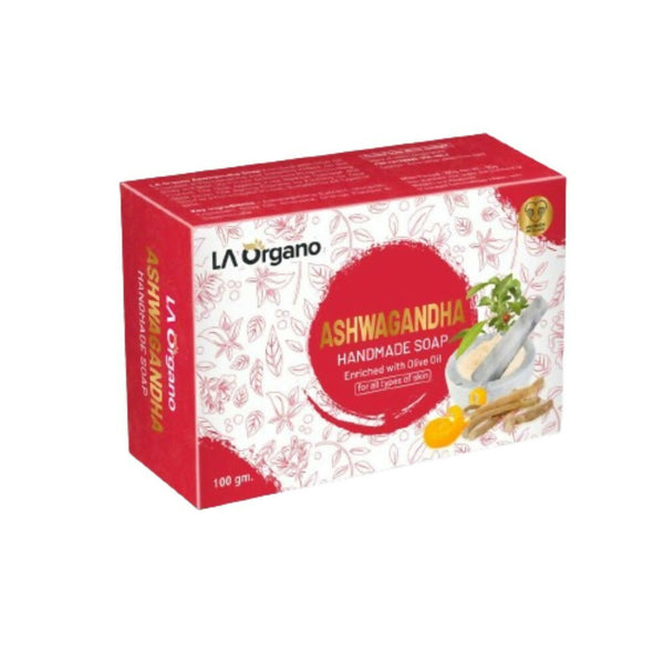 LA Organo Ashwgandha Handmade Natural Bath Soap