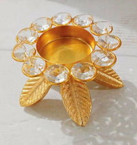 Thumbnail for Collectibles India Crystal Tea Light Holder - Distacart